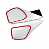 Пластик бокового номера UFO ME08064W White