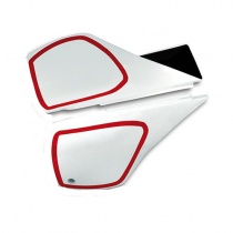 Пластик бокового номера UFO ME08064W White