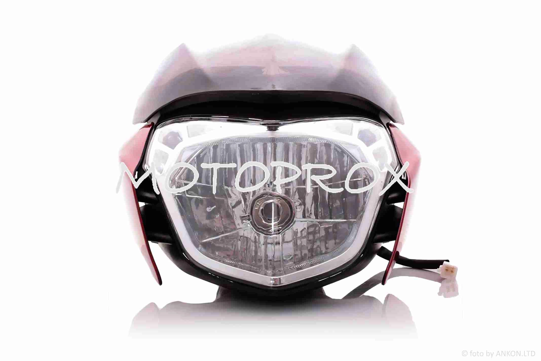 Пластик обтічника переднього Motorace Bajaj Pulsar 135 Red