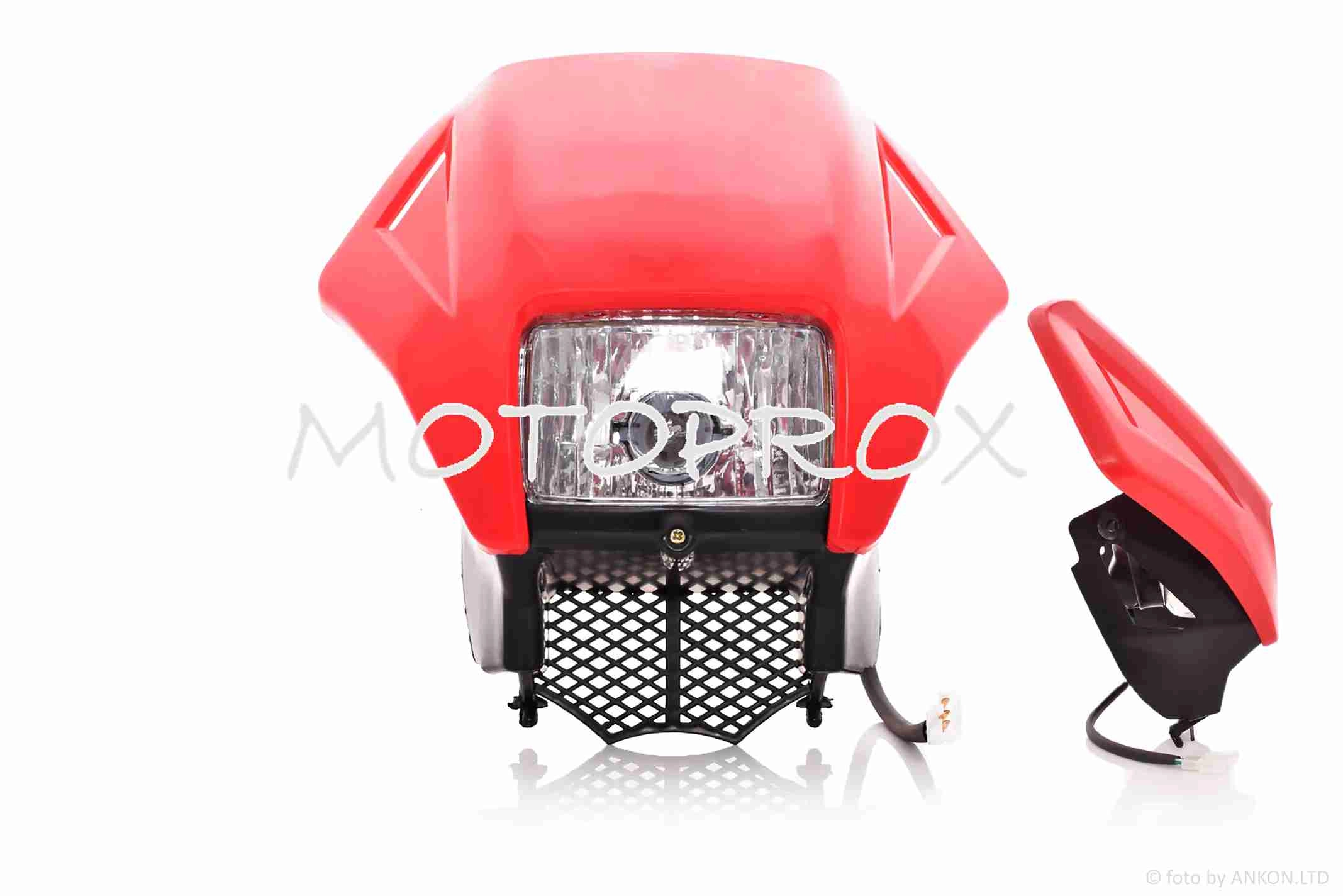Пластик обтічника переднього Motorace GXT 200 Red