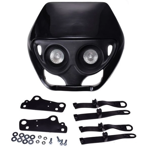 Пластик обтічника переднього Motorace PNQ-201 Black
