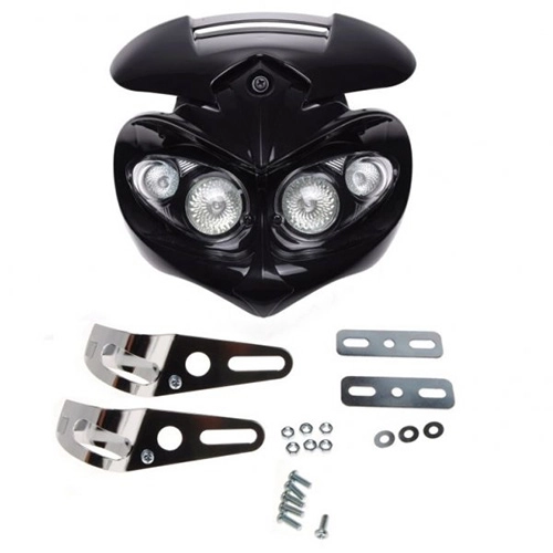 Пластик обтічника переднього Motorace PNQ-202 Black