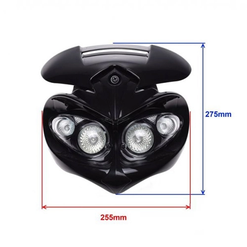 Пластик обтічника переднього Motorace PNQ-202 Black