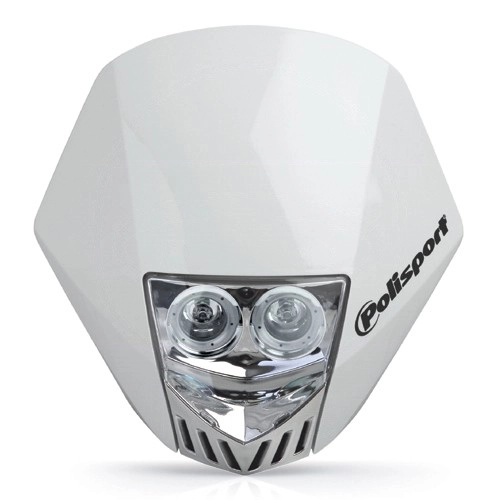 Пластик обтекателя переднего Polisport 8657100001 White