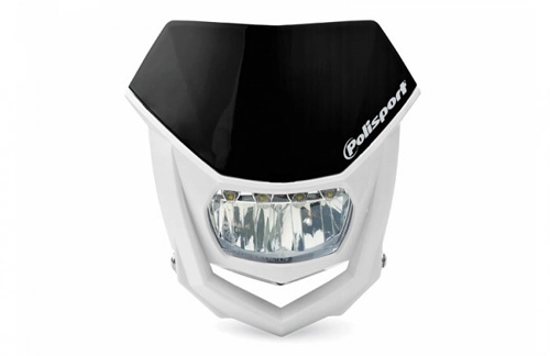Пластик обтічника переднього Polisport 8667100002 Black/White
