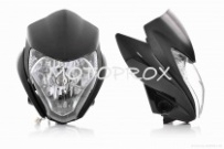 Пластик обтекателя переднего Motorace Honda CD300R AT-9 Black