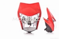 Пластик обтекателя переднего Motorace Honda XL150L Red