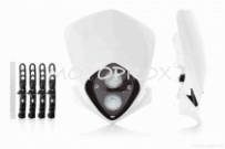 Пластик обтекателя переднего Motorace White