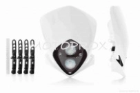 Пластик обтекателя переднего Motorace White