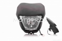 Пластик обтекателя переднего Motorace Yamaha Black Mat