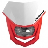 Пластик обтекателя переднего Polisport 8657400040 White/Red