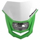 Пластик обтекателя переднего Polisport 8657400041 White/Green
