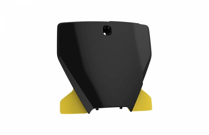 Пластик переднього номера Polisport 8666500002 Black/Green