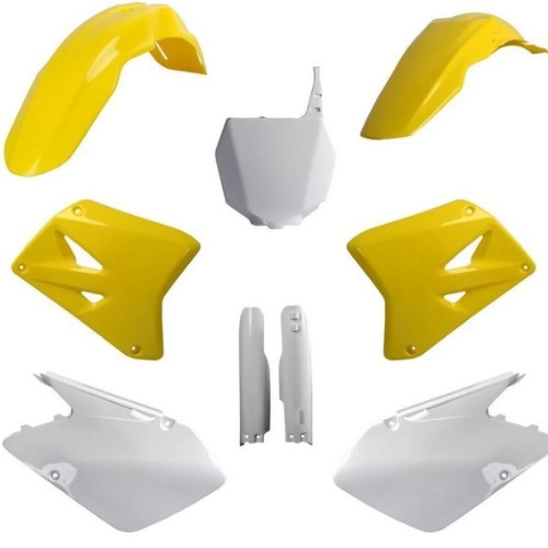 Комплект пластика Polisport 91421 Yellow/White