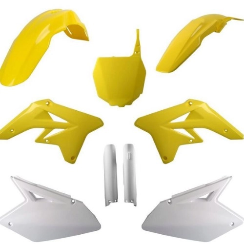 Комплект пластикy Polisport 91423 Yellow/White