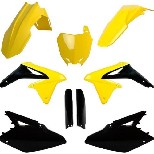 Комплект пластикy Polisport 91431 Yellow/Black