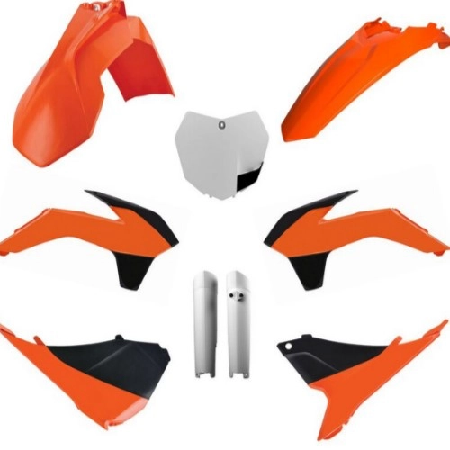 Комплект пластикy Polisport 91446 Orange/Black