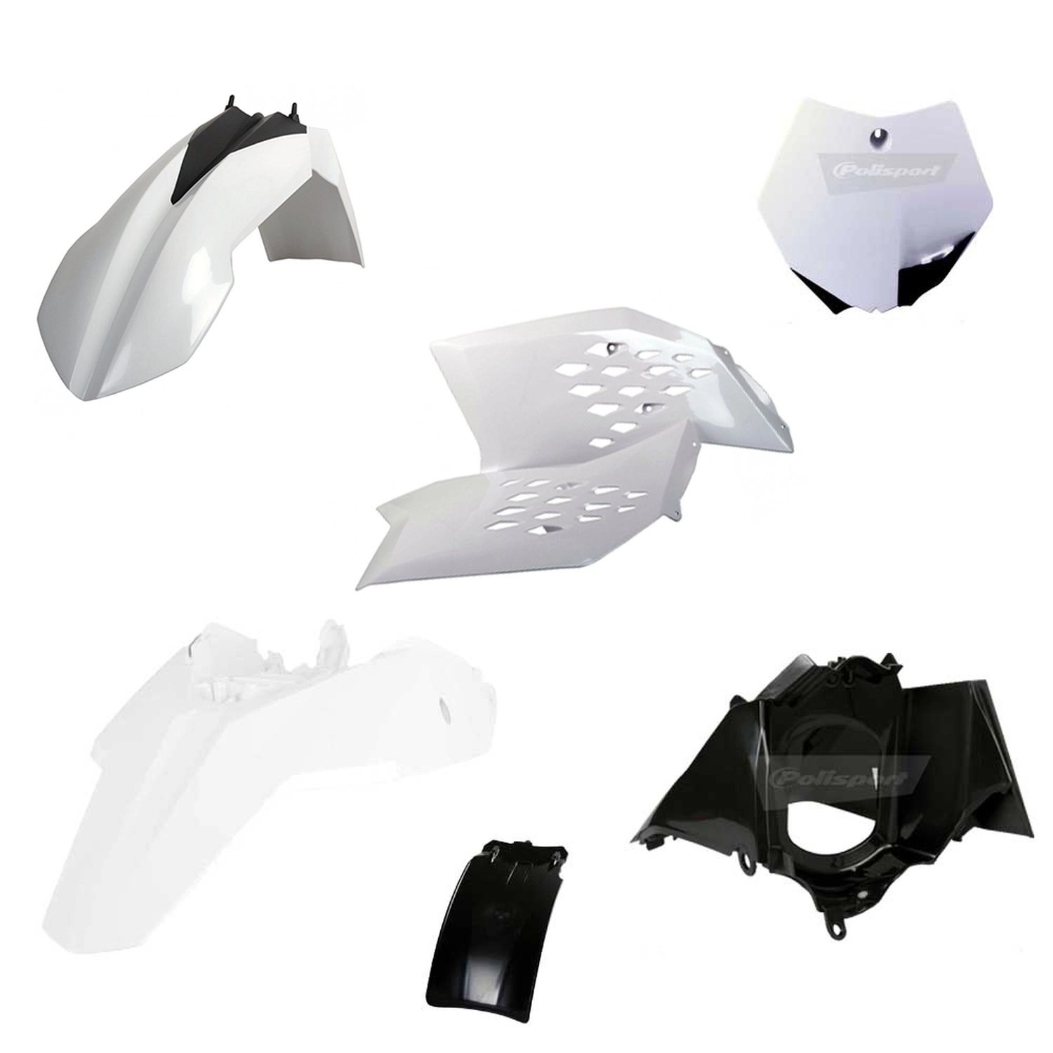 Комплект пластику Polisport 90214 White
