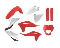 Комплект пластика Polisport 91026 Red/White