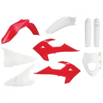 Комплект пластика Polisport 91030 Red/Whit