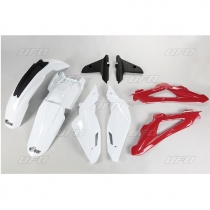 Комплект пластика UFO HUKIT610-999 White/Red/Black