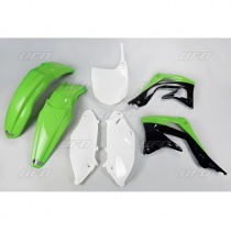 Комплект пластика UFO KAKIT217-999 Green/White/Black