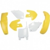 Комплект пластика UFO SUKIT400-999 Yellow/White