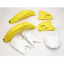 Комплект пластика UFO SUKIT402-999 Yellow/White