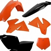 Комплект пластика Polisport 91340 Orange/Black