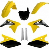 Комплект пластика Polisport 91424 Yellow/Black