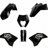 Комплект пластика Polisport 91458 Black