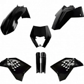 Комплект пластика Polisport 91458 Black