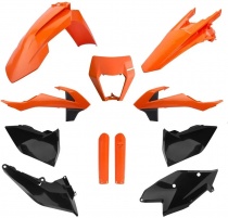 Комплект пластика Polisport 91473 Orange/Black