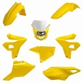 Комплект пластика Polisport 91590 Yellow