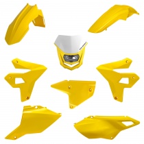 Комплект пластика Polisport 91590 Yellow