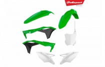 Комплект пластика Polisport 90713 White/Green