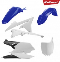 Комплект пластика Polisport 90737 White/Blue