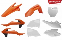 Комплект пластика Polisport 90750 Orange/White