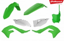 Комплект пластика Polisport 90816 White/Green