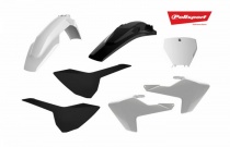 Комплект пластика Polisport 90828 Black/White