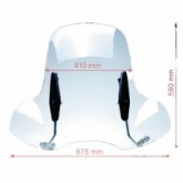 Стекло ветровое Motorace TVM-003 Clear