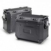 Кофры боковые Kappa KVG3733A Monokey Black (37л+33л)