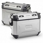 Кофры боковые Kappa KVG3733A Monokey Silver (37л+33л)