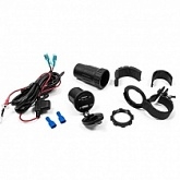 Гнездо USB с вольтметром Biketec BTMUS10+