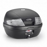 Кофр центральный Kappa K35NT2 Monolock Black/White (35л)