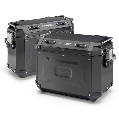 Кофри бокові Kappa KVG3733A Monokey Black (37л+33л)