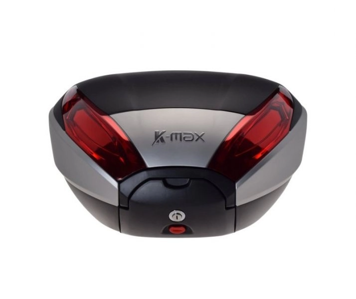 Кофр центральний K-Max BVC-010 Black/Grey/Red (40л)