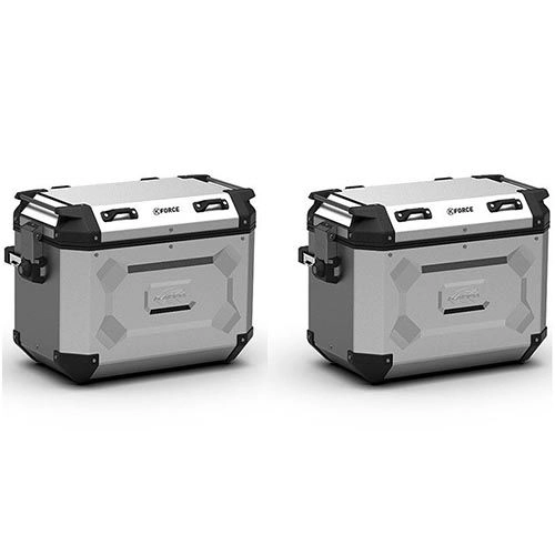 Кофр центральний Kappa KFR4837A Monokey Silver (48л+37л)