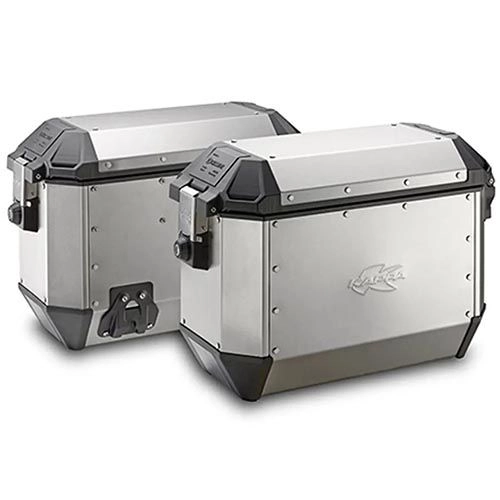 Кофры бокові Kappa KMS36A Monokey Silver (36л x2)