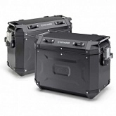 Кофры боковые Kappa KVG3733A Monokey Black (37л+33л)